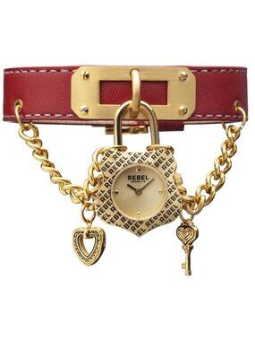 NWT Rebel Seagate Gold Dial Ladies Watch